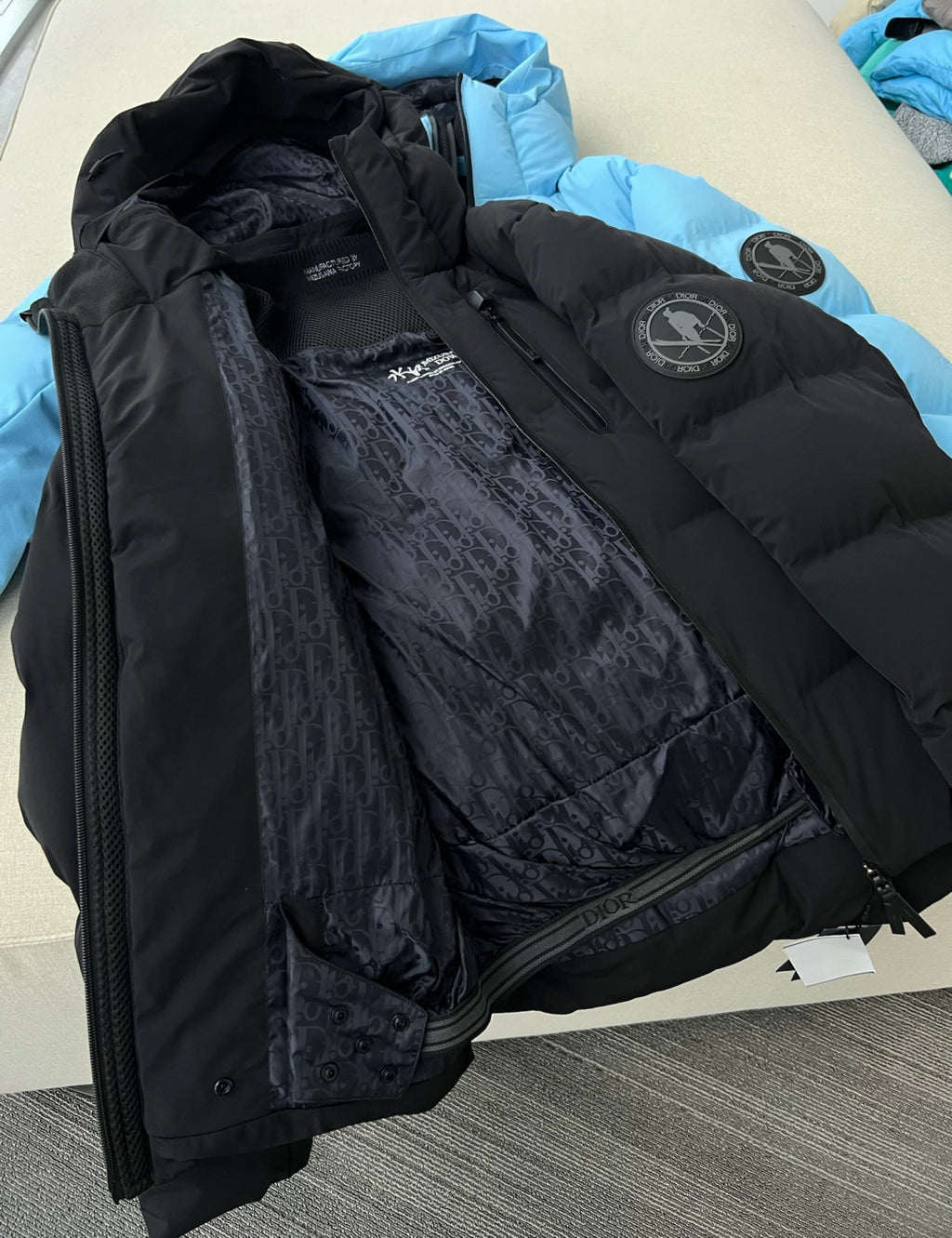 Dior x Descente x Peter Doig Light Blue Puffer Coat #334553