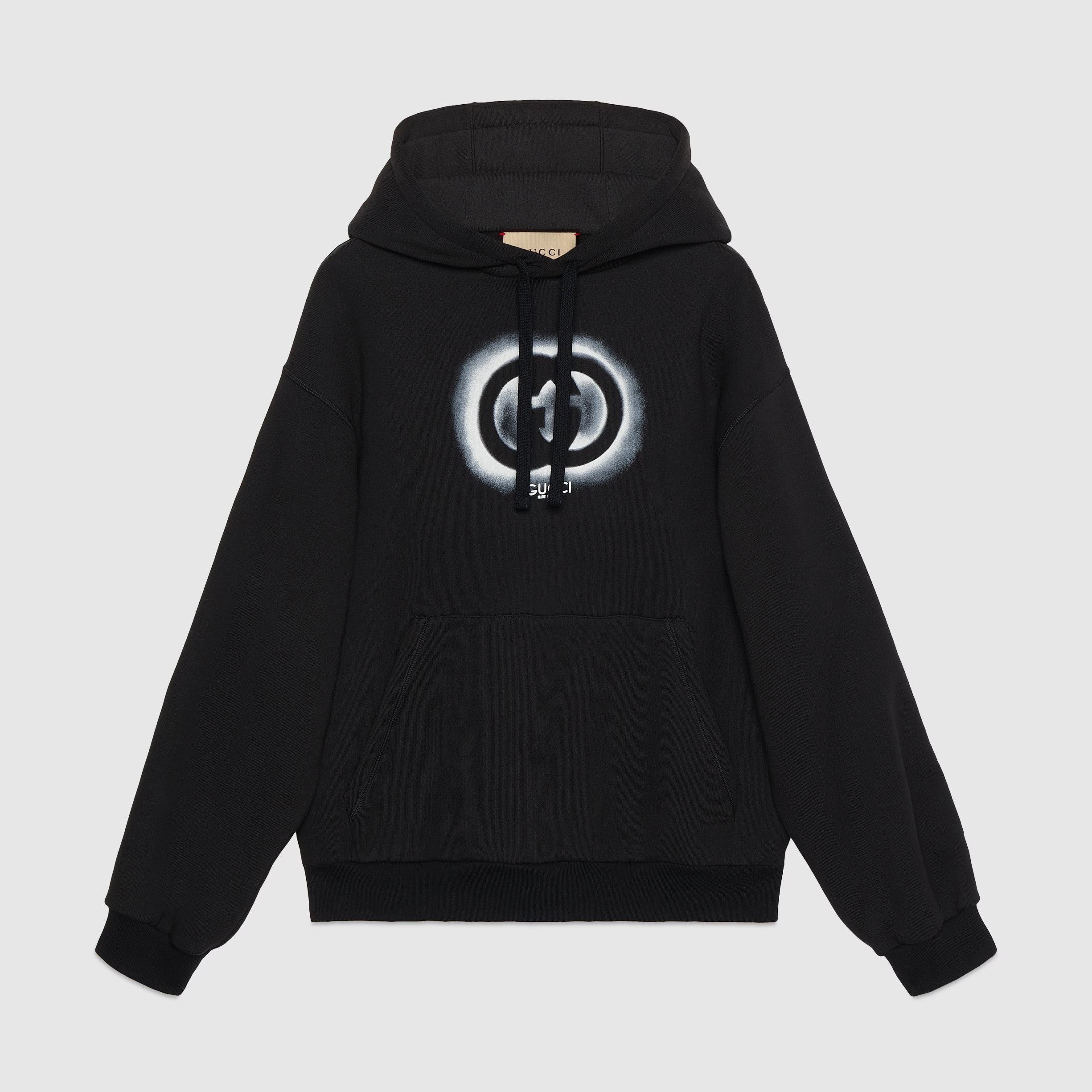 Gucci Men's And Women's Thick Cotton Jersey Hooded Sweatshirt Pullover #96894
