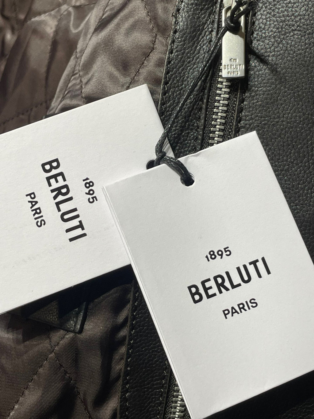 Berluti Multi-Pocket Leather Jacket Ngvp #6915