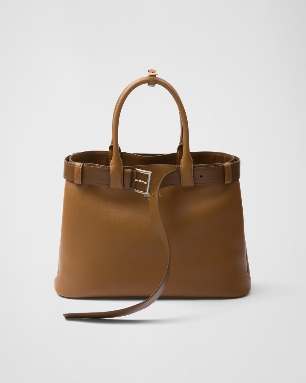 Prada Men's And Women's Buckle Leather Drawstring Handbag Large And Small Collection Fashion Trend Bag Bags 1BA434_2CY9_F03BH_V_OBO #76655