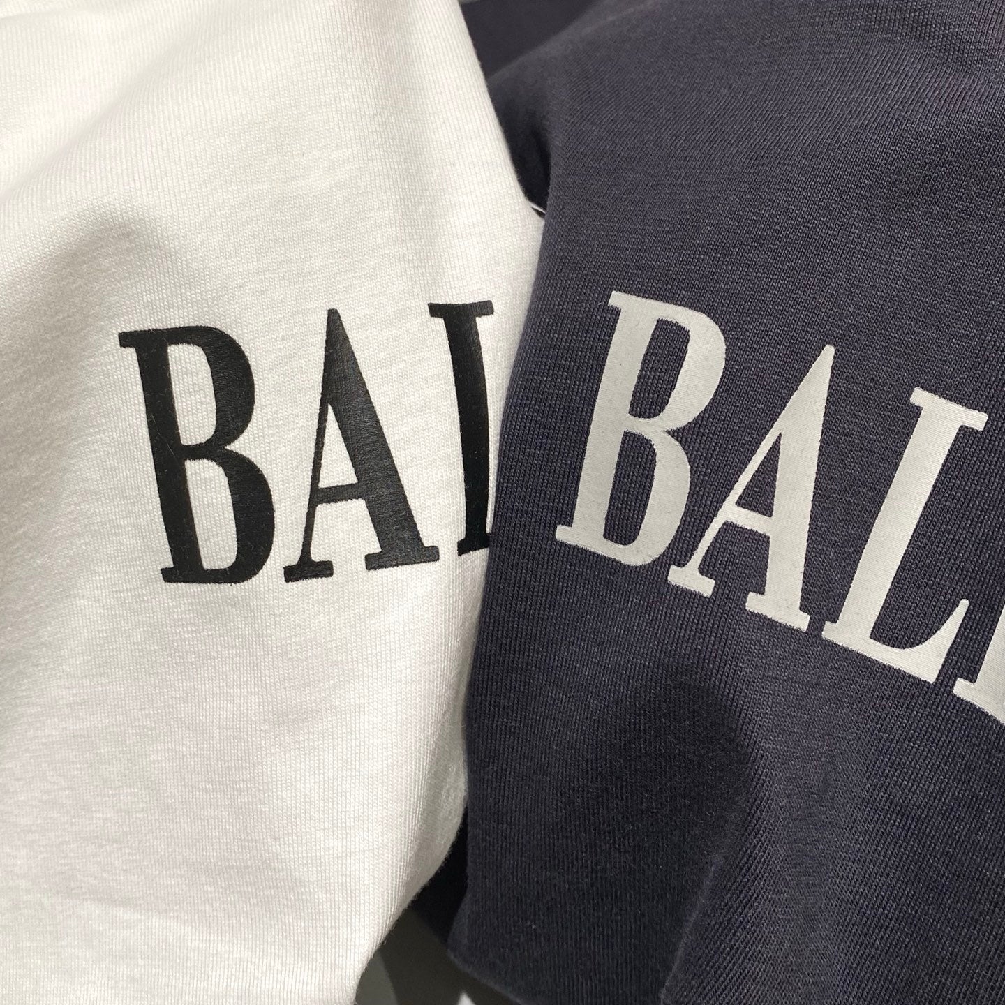Balenciaga Men's Summer Solid Color Letter Print Round Neck Cotton Short Sleeve T-Shirt #77751
