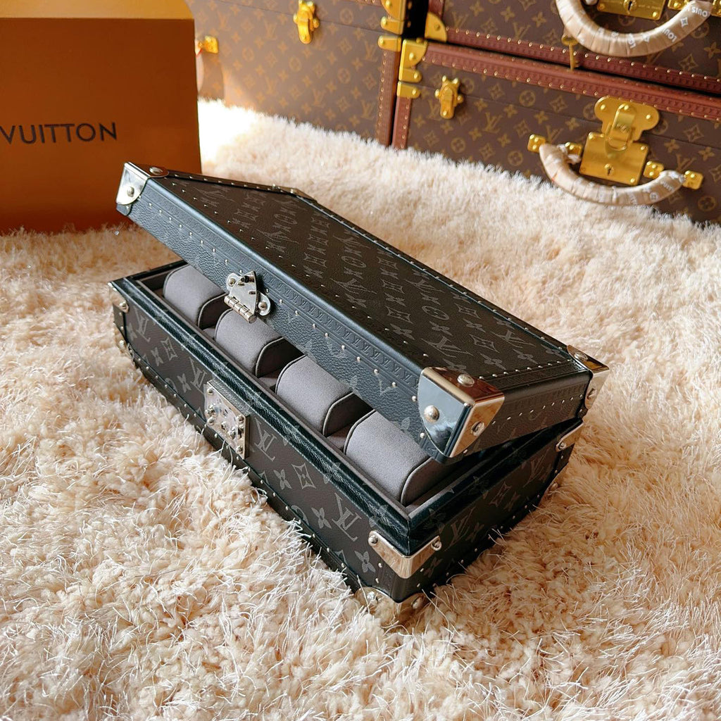 Louis Vuitton Men's and Women's Solid Colour Classic Printed Canvas Watch Storage Box Bag Bags (please Contact Customer Service To Select Colors Before Purchasing.) #77994