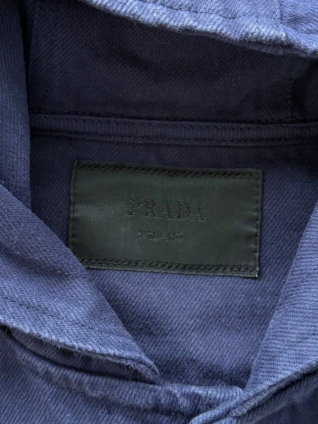 Prada Denim Hooded Jacket #333637