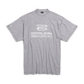 Balenciaga Men's Summer Do-Over Letter Printed Plain Knit Cotton Round Neck Short Sleeve T-Shirt #98971