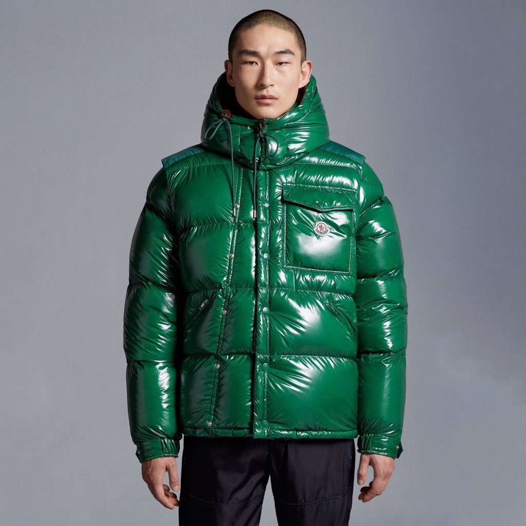 Moncler Men's Autumn and Winter Solid Color Adjustable Hood Removable Ichabod Puffer Down Jacket #73895