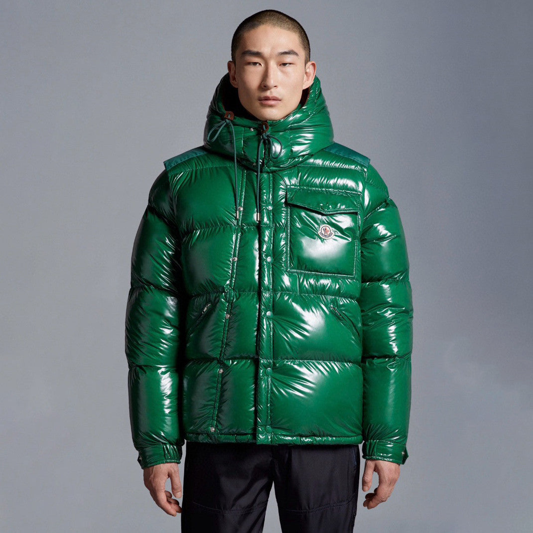 Moncler Men's Autumn and Winter Solid Color Adjustable Hood Removable Ichabod Puffer Down Jacket #73895