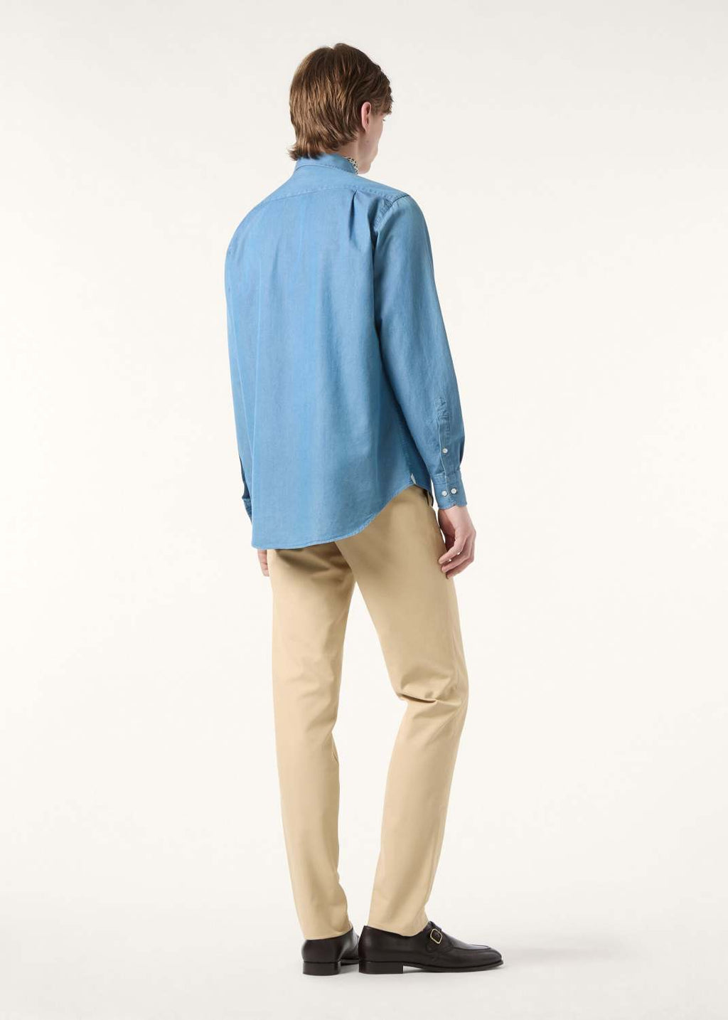 Loro Piana Top-quality Version André Shirt Cotton Ultra Stone-Washed #375405