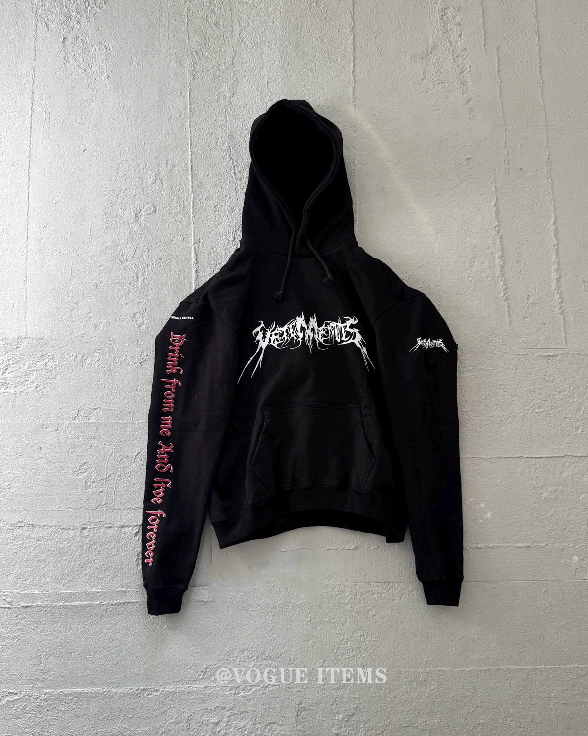VETEMENTS Dark Pentagram Loose Hoodie #336736