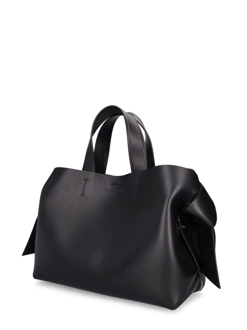 Acne Studios Tote Twisted Knot Decoration Engraved Logo Magnetic Closure Crossbody Bag #332333
