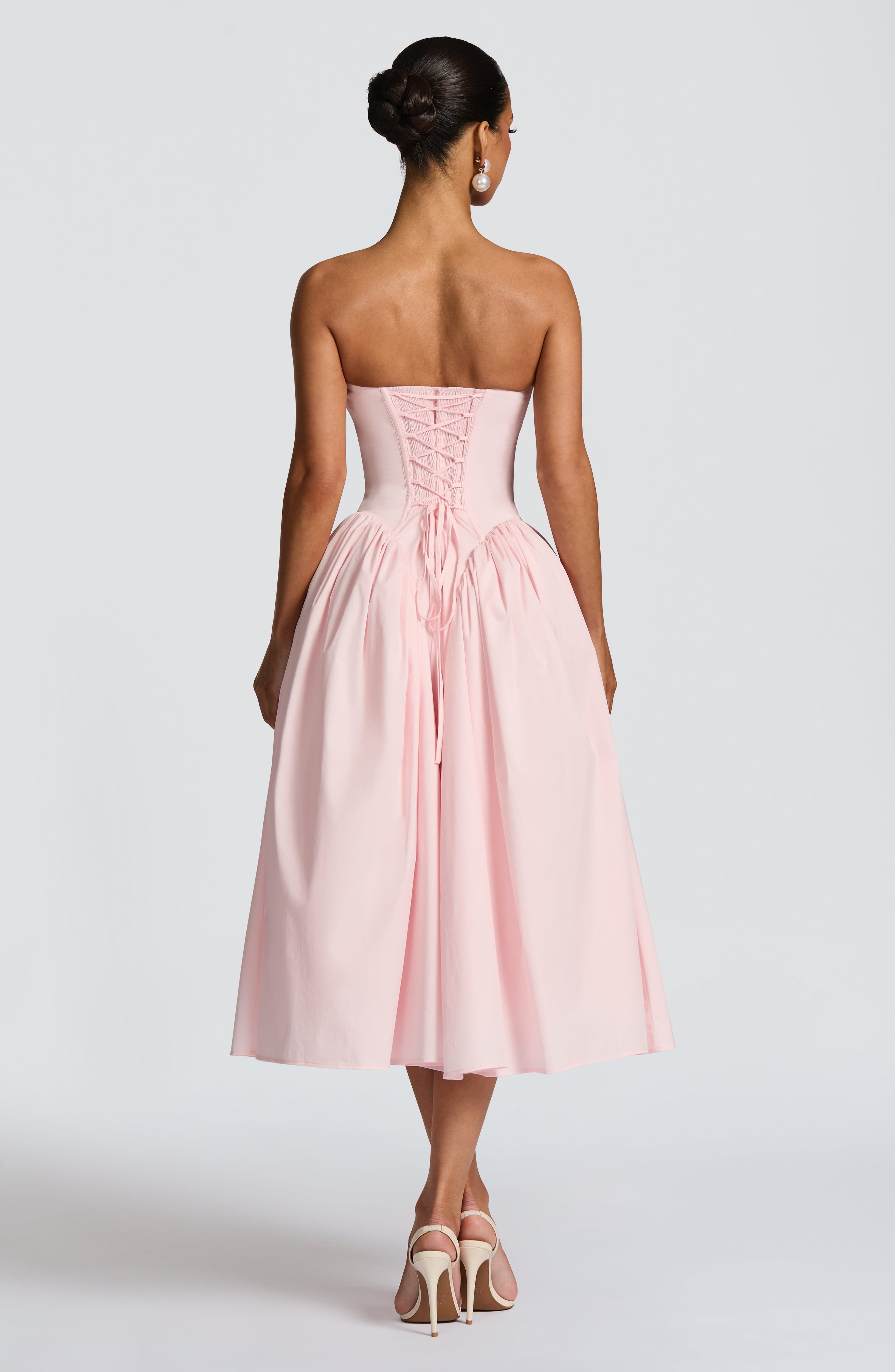 Darla Midi Dress - Blush