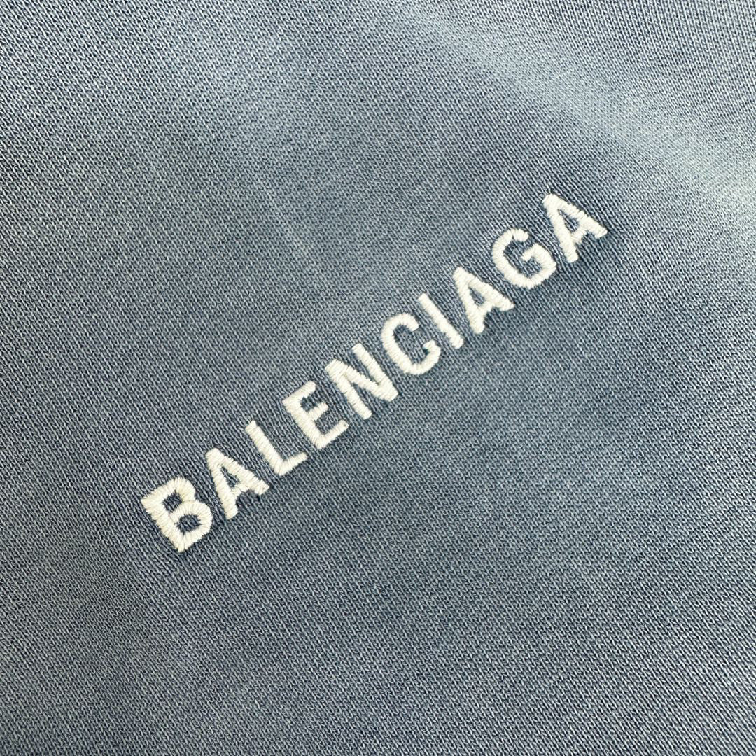 Balenciaga Washed Tie-Dye Hooded Sweatshirt Pullover #96232