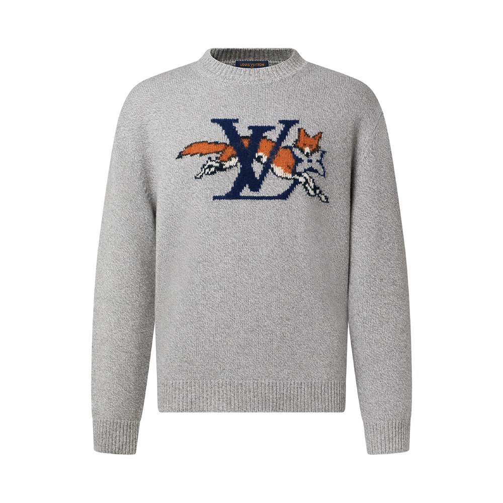 Louis Vuitton Chunky Wool-Cashmere Crewneck #336563