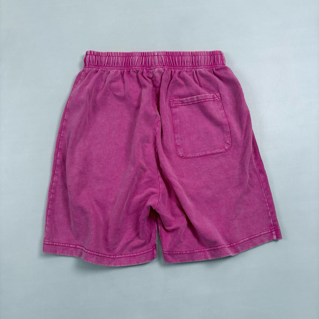 Balenciaga X Adidas Men's and Women's Summer Solid Color Stretch Waist Tie Cotton Shorts #77323