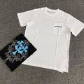 Chrome Hearts Men's Summer Solid Colour Cross Print Round Neck Cotton Short Sleeve T-Shirt #76812
