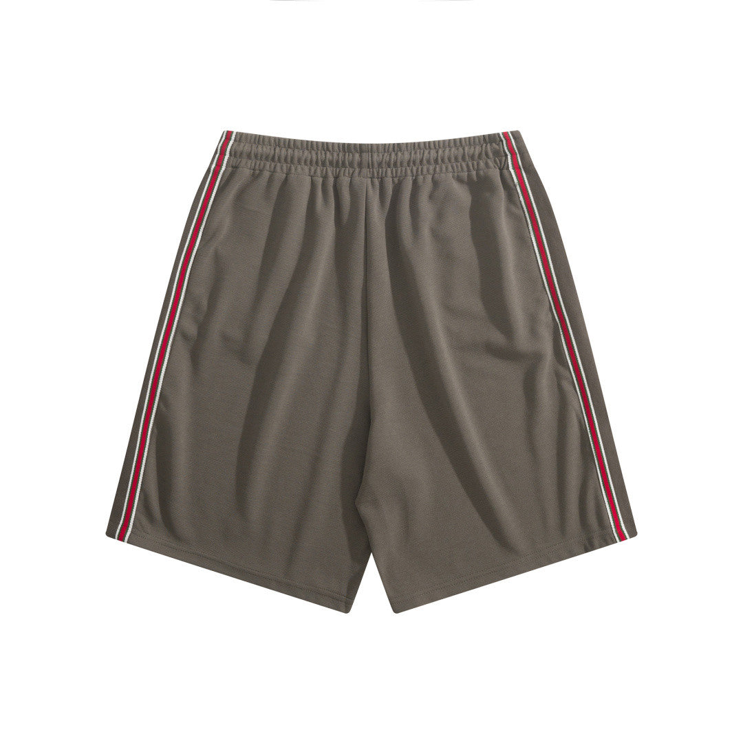 GUCCI Embroidered Logo Cotton Piqué Shorts #377960