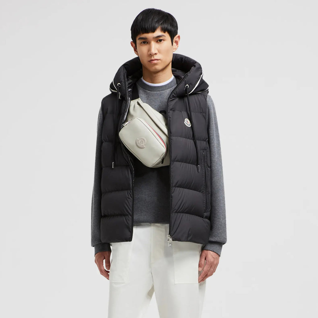 Moncler Cardamine Men'S Hooded Down Waistcoat Autumn And Winter Fashion Comfortable Simple Warm Logo Zip Jacket Vest #81158