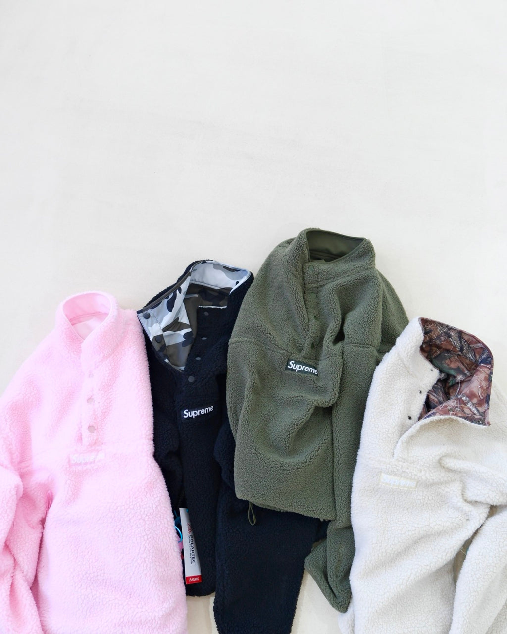 Supreme Polartec Shearling Reversible Pullover #334838