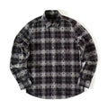 Chrome Hearts Men's And Women's Spring/Summer Fashion Casual Collared Single Breasted Logo Checkered Jacquard Woven Shirt #78259