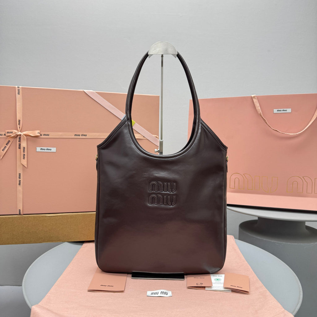 MiuMiu Black Ivy Leather Bag #336426