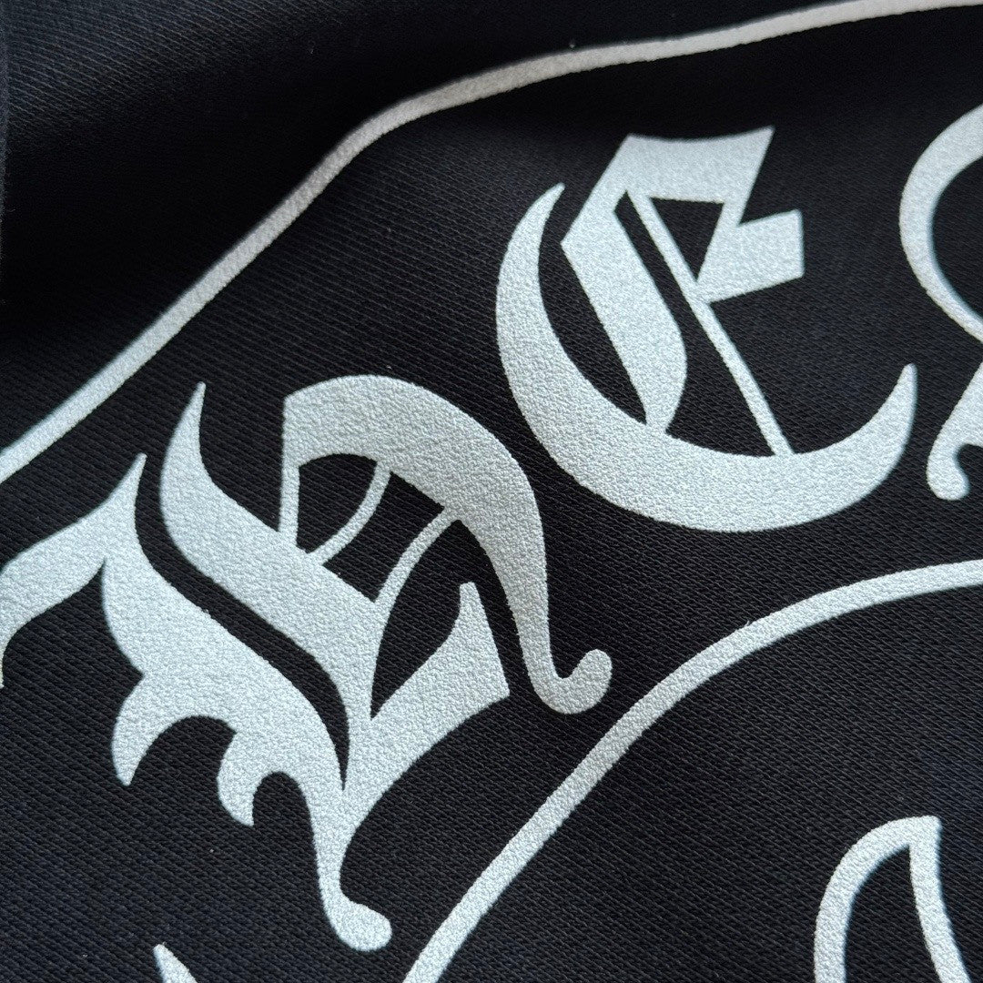 Chrome Hearts 925 Sterling Silver Hardware Classic Horseshoe City Limited Zipper Sweatshirt #333192