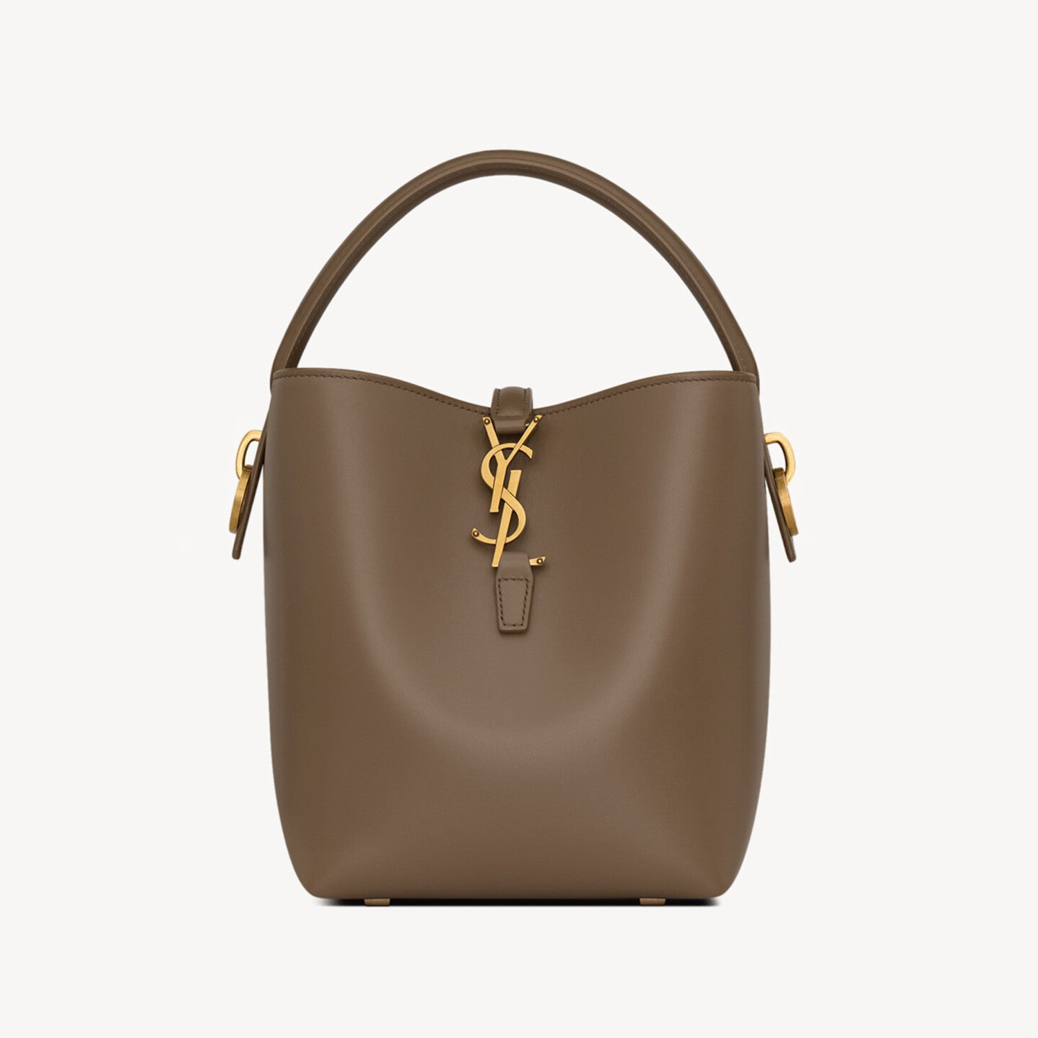 Saint Laurent Women's LE 37 Logo Hook Buckle mini Small Glossy Solid Color Bucket Bag Suede Leather Handbags Casual Bags 7490362R20W9207 #81334