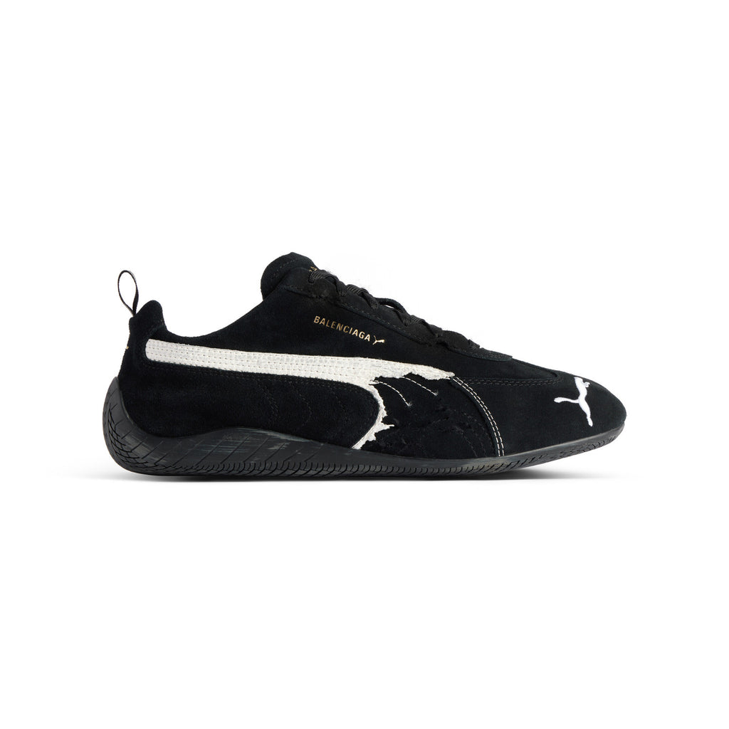 Balenciaga X PUMA SPEEDCAT BALENCIAGA Men's And Women's Spring/fall Fashion Casual Round Toe Lace Up Flat Low Top Thin Suede Sneakers Casual Shoes #79286