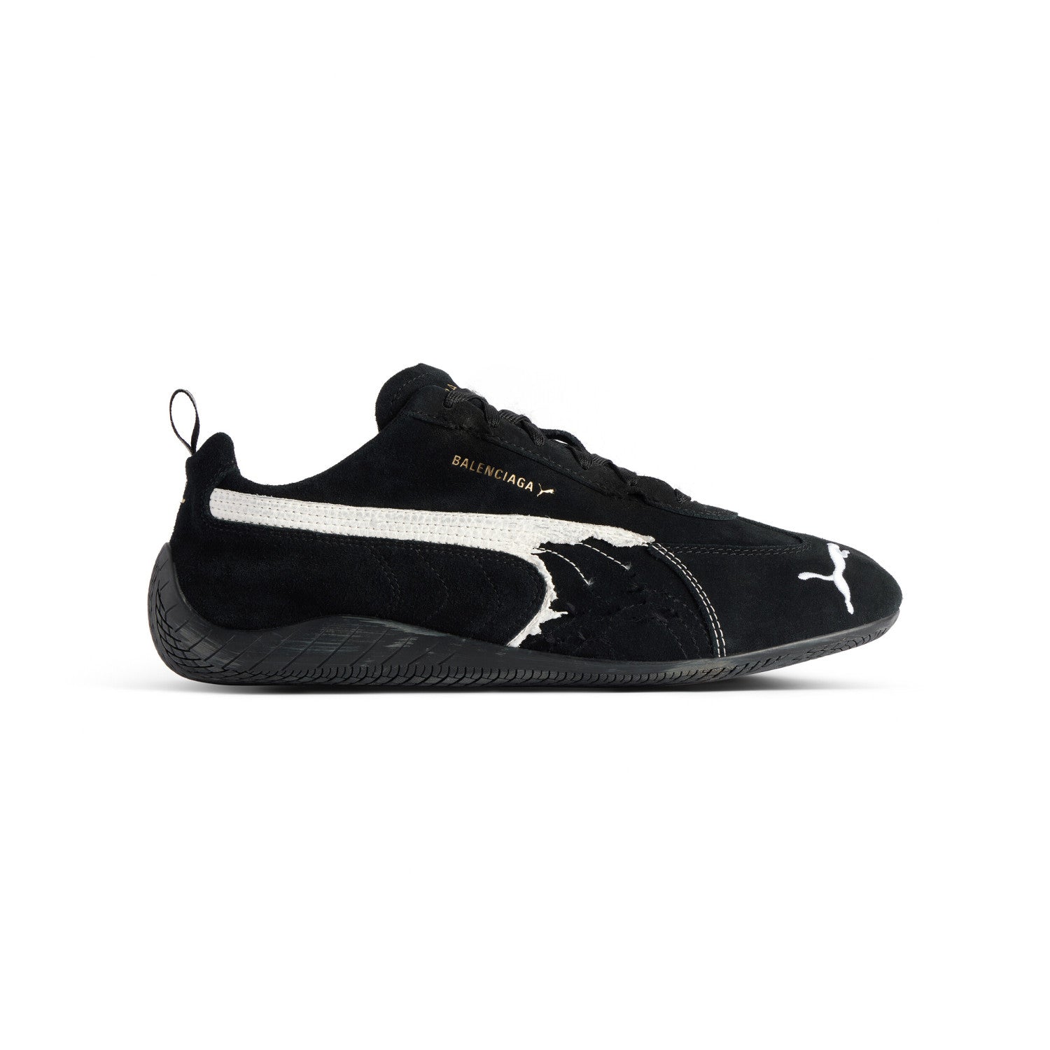 Balenciaga X PUMA SPEEDCAT BALENCIAGA Men's And Women's Spring/fall Fashion Casual Round Toe Lace Up Flat Low Top Thin Suede Sneakers Casual Shoes #79286