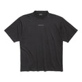 Balenciaga Men's Summer Hot Drill Logo Letter Print Black Cotton Short Sleeve T-Shirt #99726