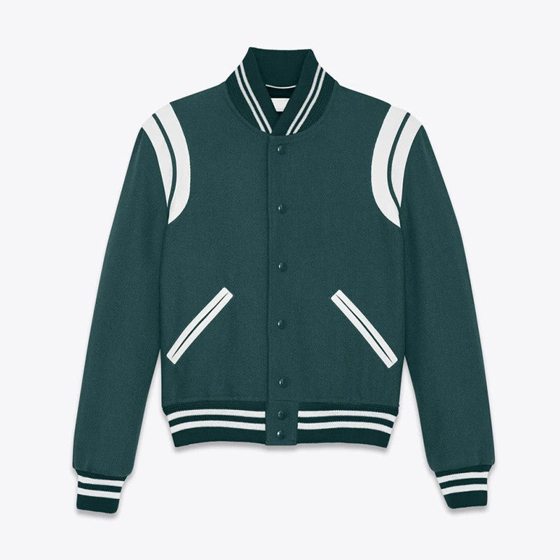 Saint Laurent Teddy Jacket In Wool Ngvp #691