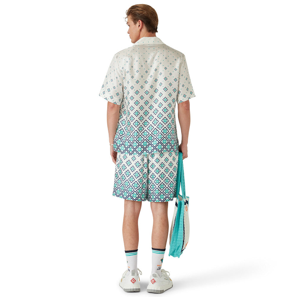 Casablanca Gradient Monogram Linen Shirt Shorts #337182