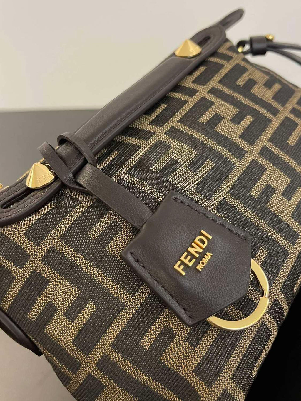 Fendi By The Way Soft Women's Adjustable Removable Shoulder Strap Solid Colour Brand Logo Cowhide Leather Single Shoulder Slanting Clutch Bag Bags #76953