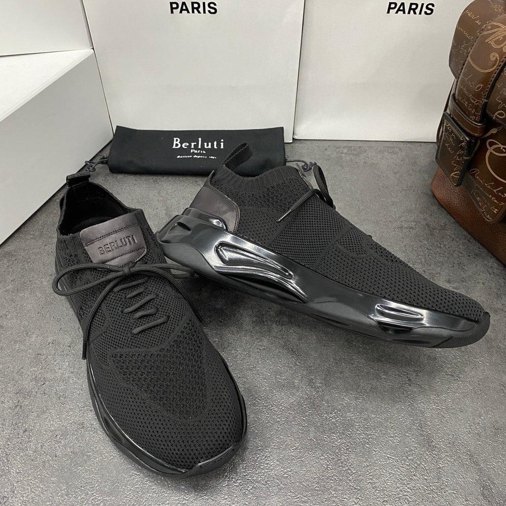 Berluti Shadow Men's Temperament Versatile Commuter Style Casual Comfortable Sneakers Shoes #77152
