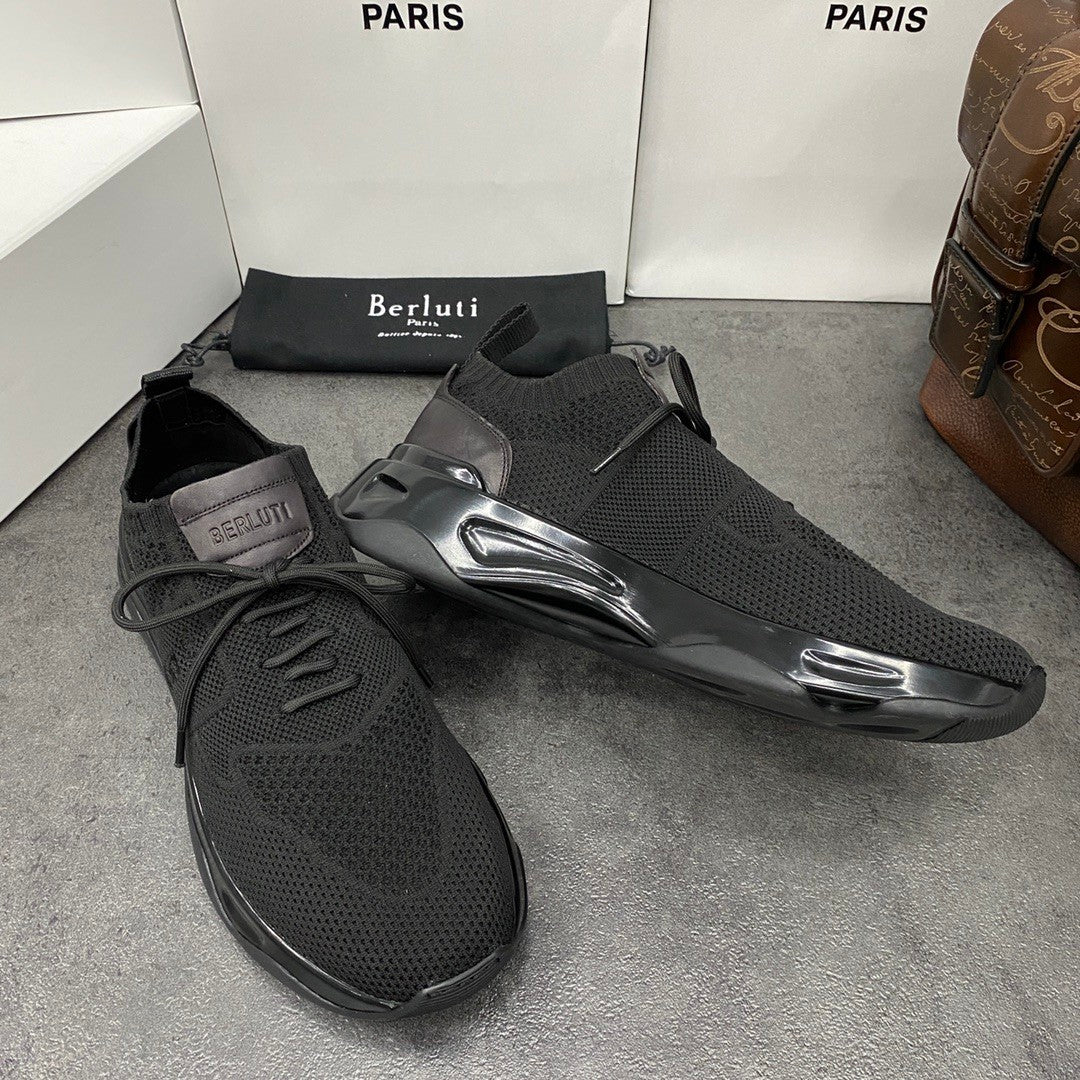 Berluti Shadow Men's Temperament Versatile Commuter Style Casual Comfortable Sneakers Shoes #77152