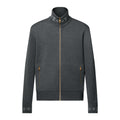 Louis Vuitton Men's Spring and Autumn Solid Color Printed Zipper Standing Collar Long Sleeve Jacket #74493