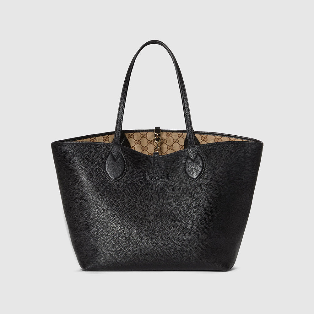 Gucci Women's Totissima Large Reversible Tote Bag in Brown Leather #333292