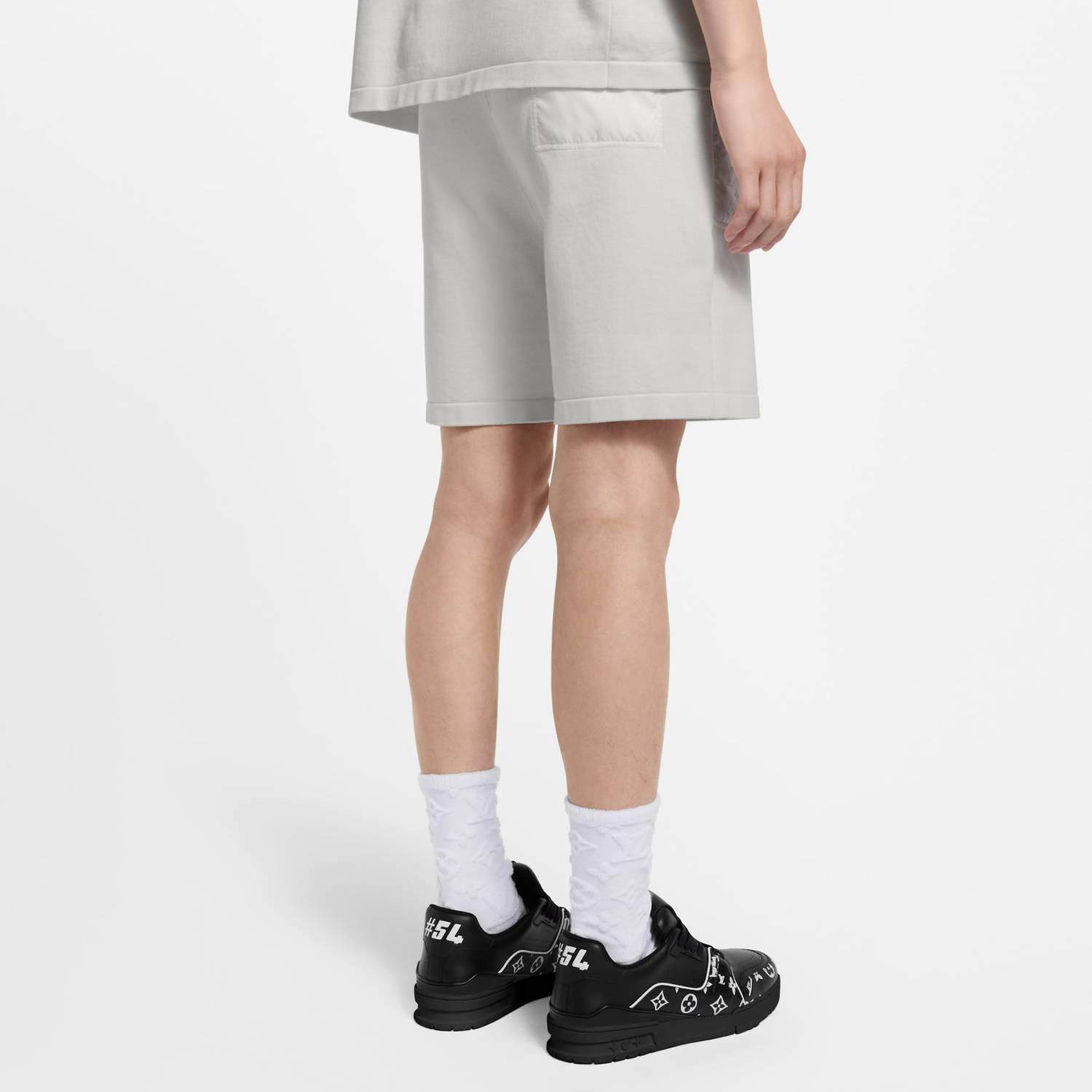 Louis Vuitton Monogram Nylon Embellished Shorts Men's Spring/summer Fashion Trend Casual Drawstring Shorts #77624