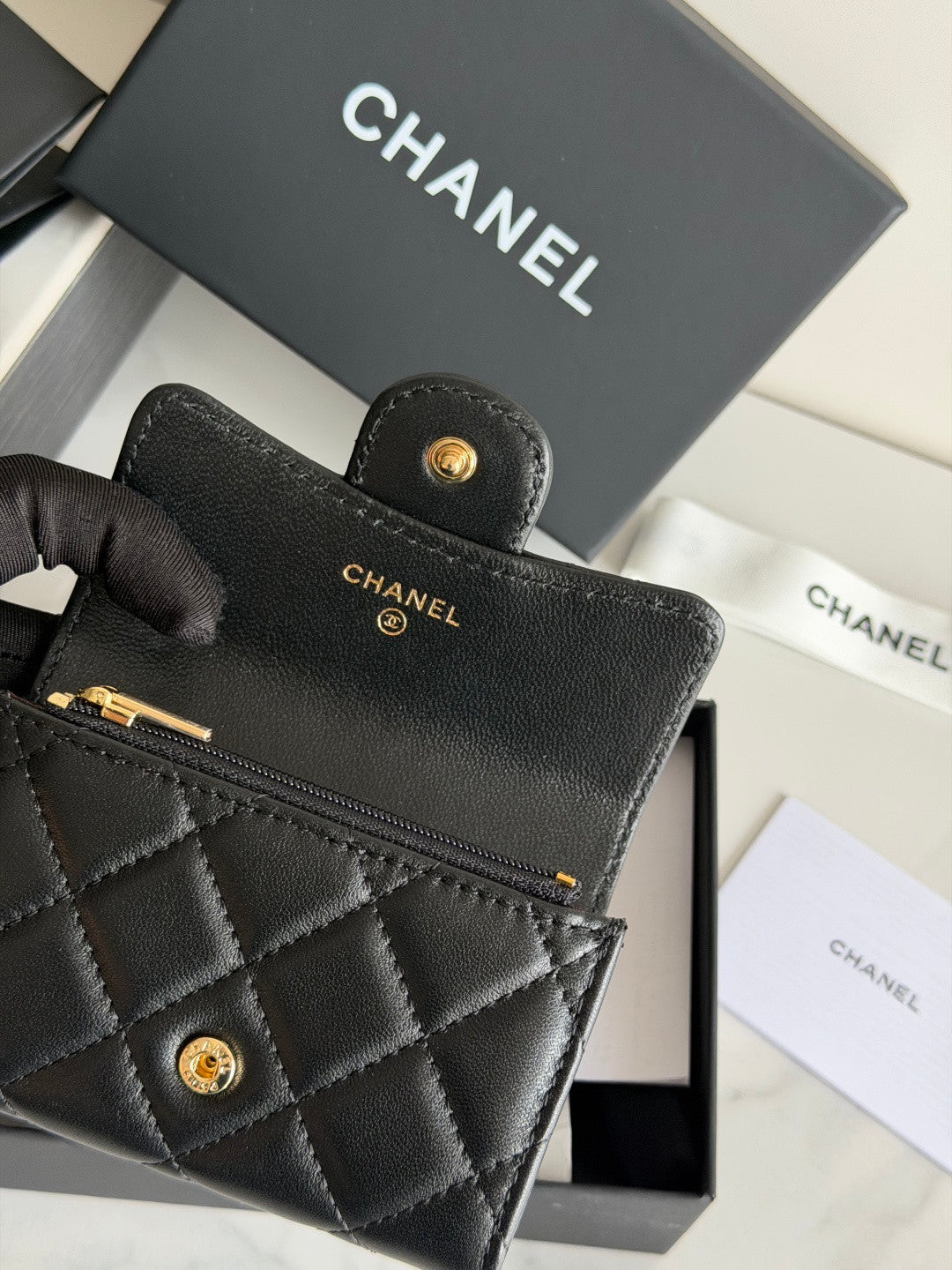 Chanel Classic card holder Lambskin #381727