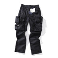 Prada Men's Spring And Summer Solid Color Nylon Multi Functional Pockets Trousers Pants #75645