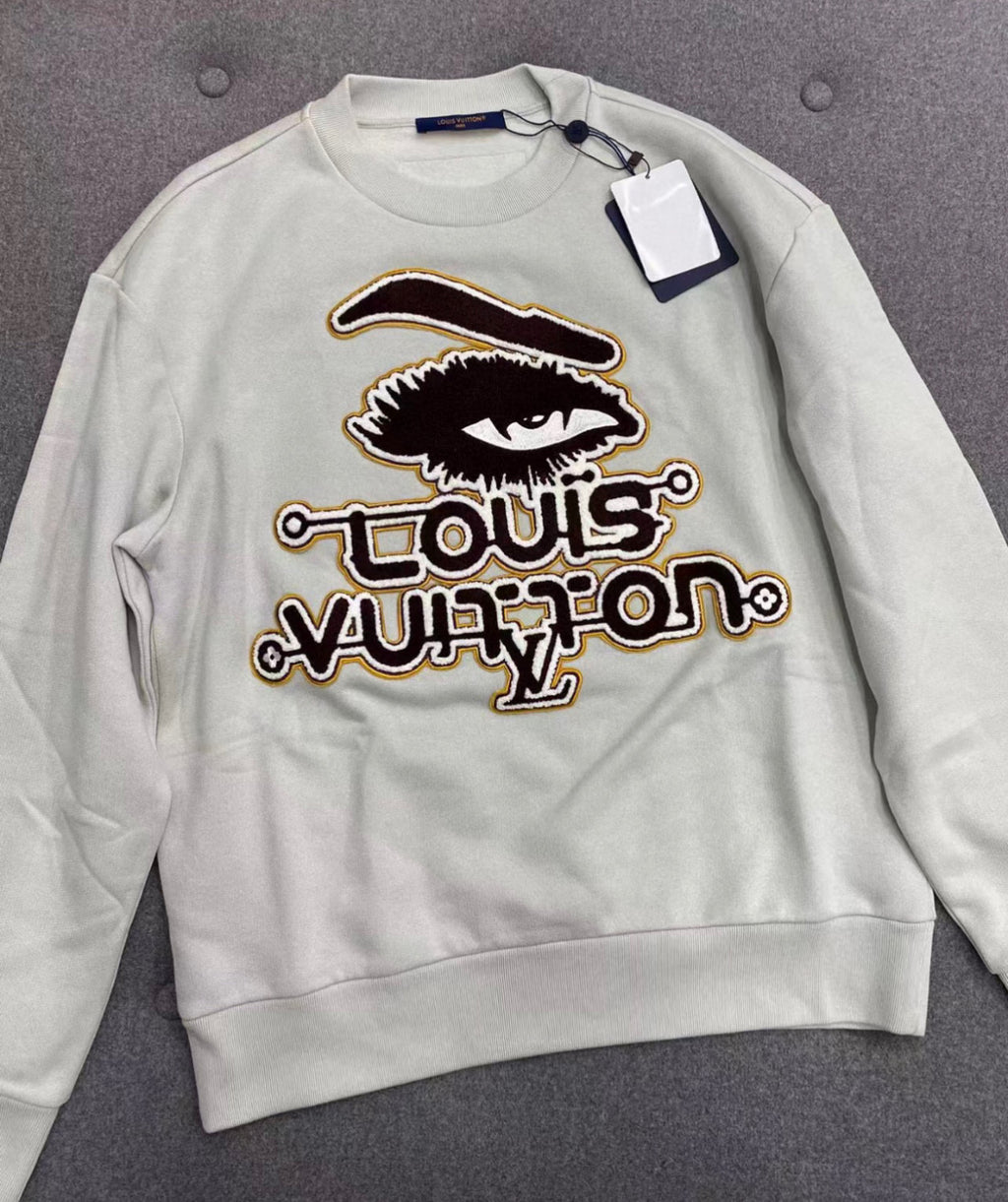 Louis Vuitton Cotton Long Sleeved Printed Sweater #96178