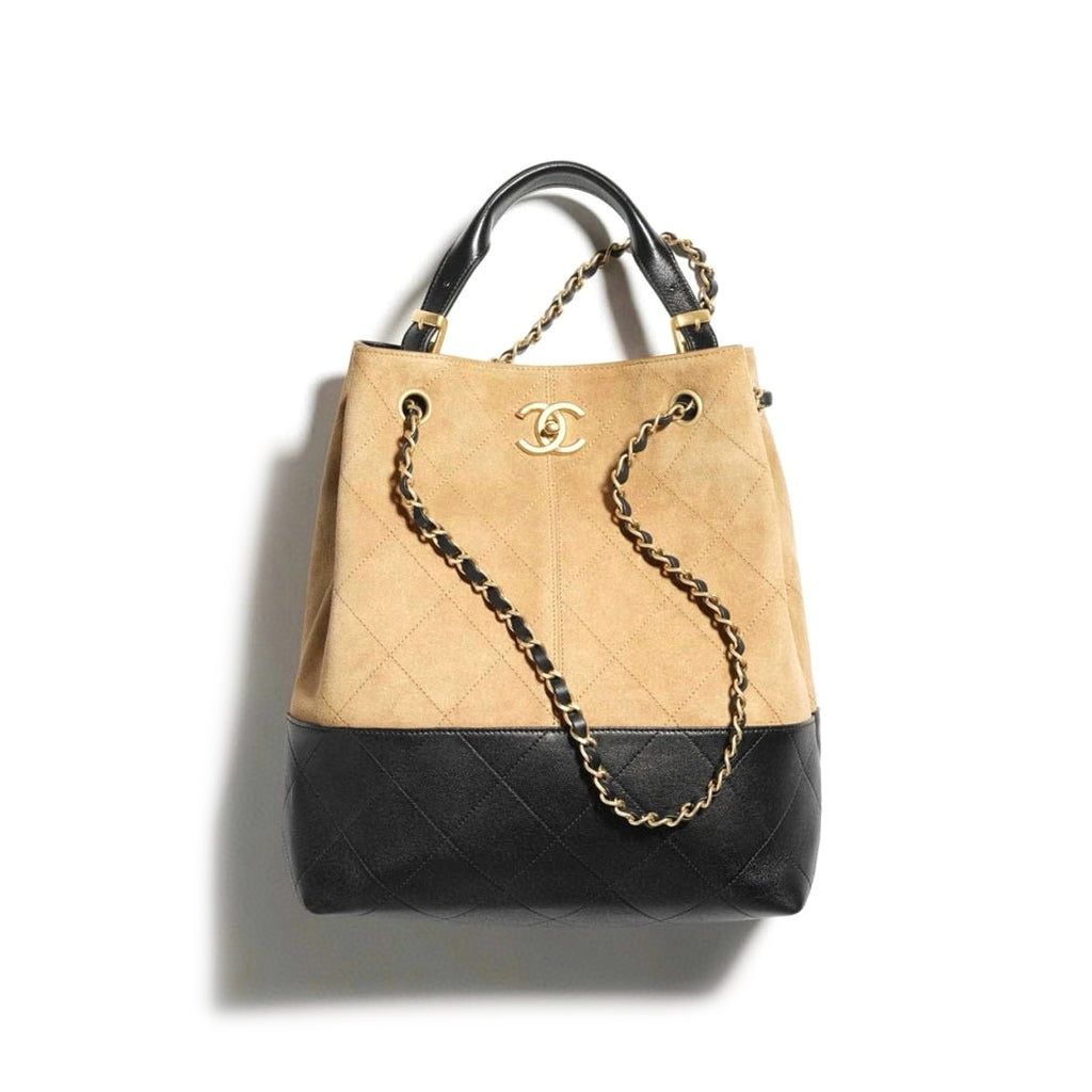 Chanel Women's Multicolored Chain Shoulder Strap Suede And Leather Shoulder Bag Handbag Bags #77468