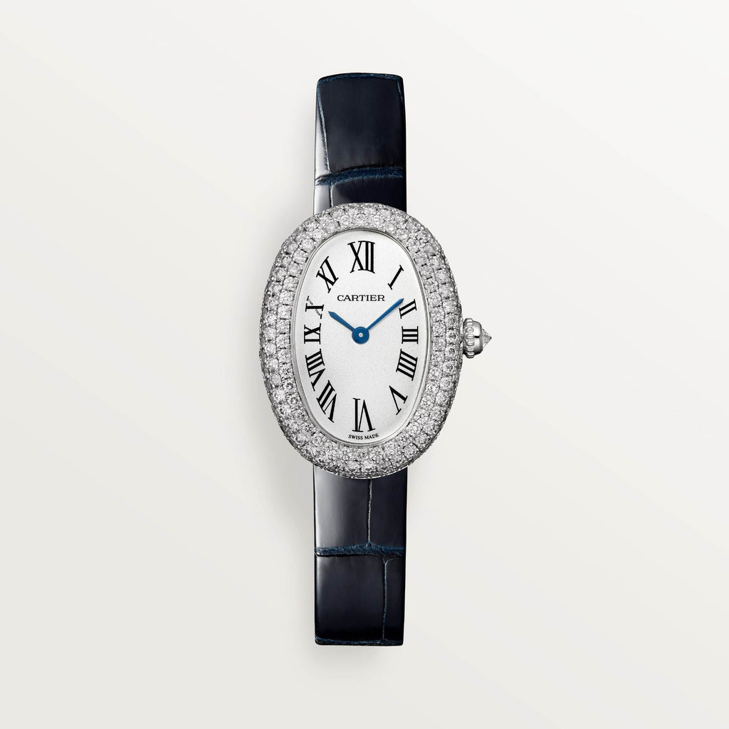 Cartier Baignoire Men's And Women's Fashion Classic Luxury Prestige Diamond Studded Design Quartz Movement 8mm Thickness Water-resistant Quartz Watch Watch Accessories #79269