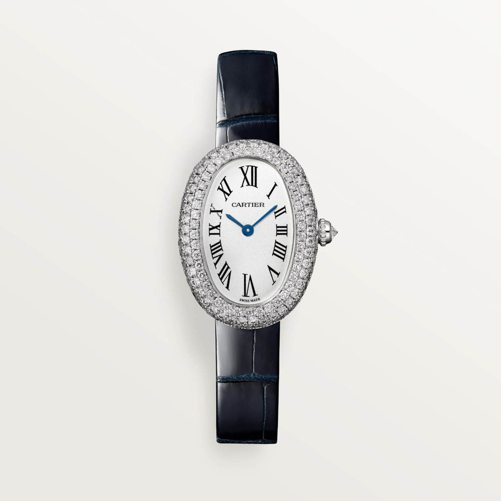 Cartier Baignoire Men's And Women's Fashion Classic Luxury Prestige Diamond Studded Design Quartz Movement 8mm Thickness Water-resistant Quartz Watch Watch Accessories #79269