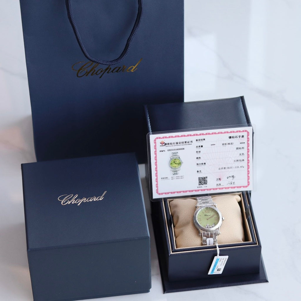 Chopard Happy Sport Women's Solid Color Dial Quartz Movement Stainless Steel Case 36mm Watch #77346