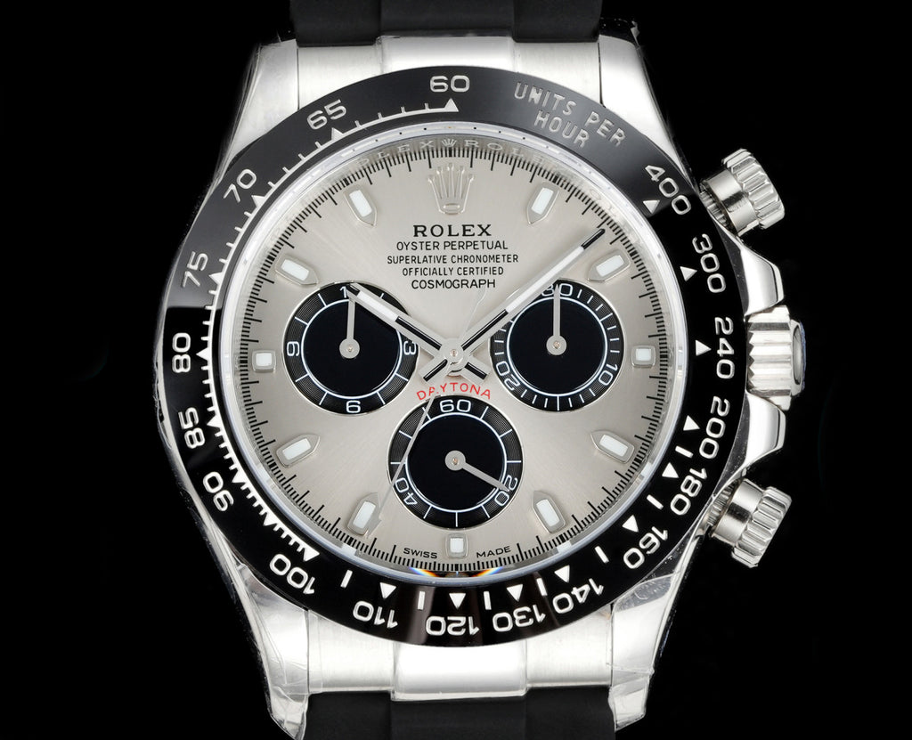 Rolex Men's Classic Solid Color Strap Round Dial Classic Fashion Automatic Mechanical Watch #78121
