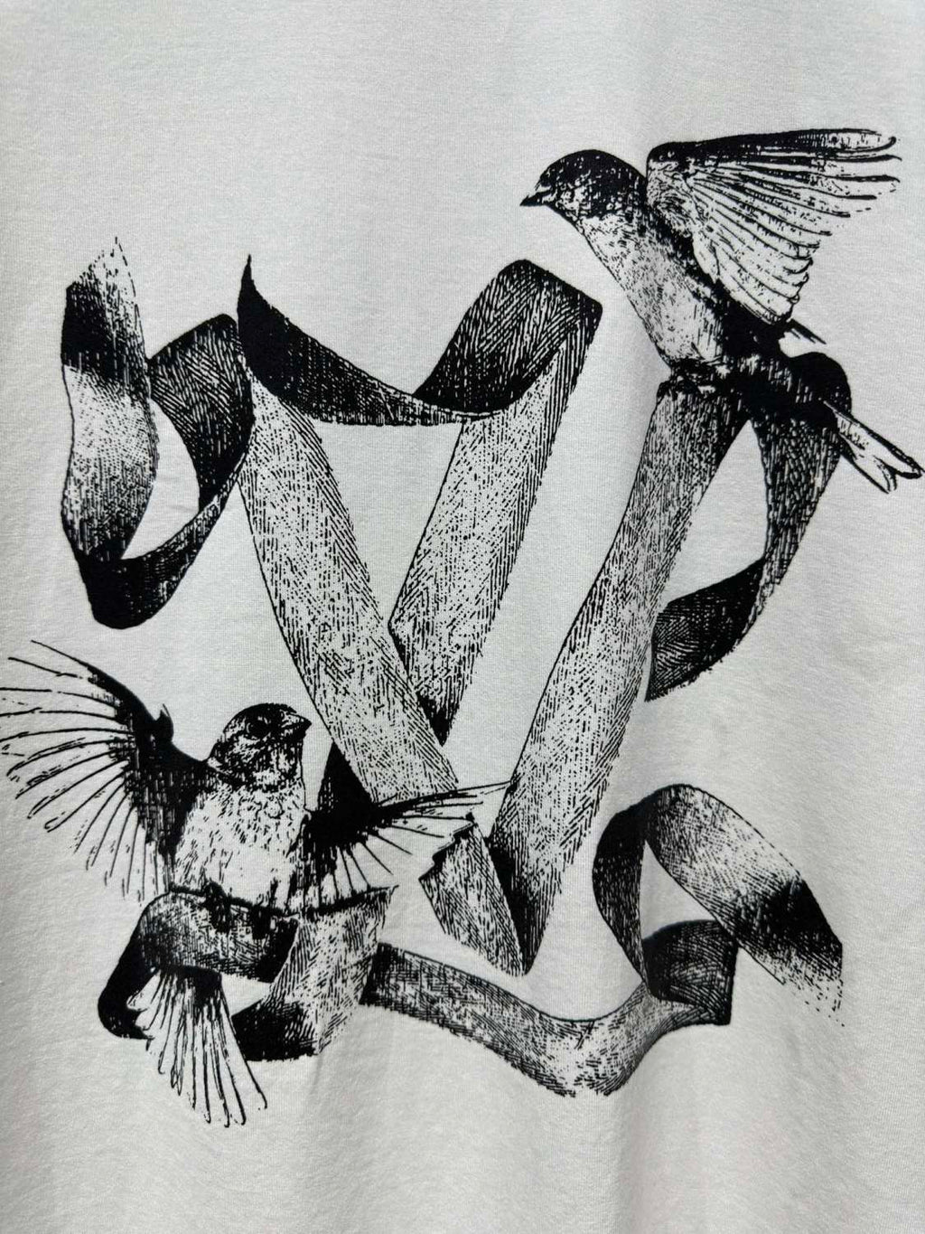 Louis Vuitton Loose Cotton Printed Short Sleeved T-Shirt #21716