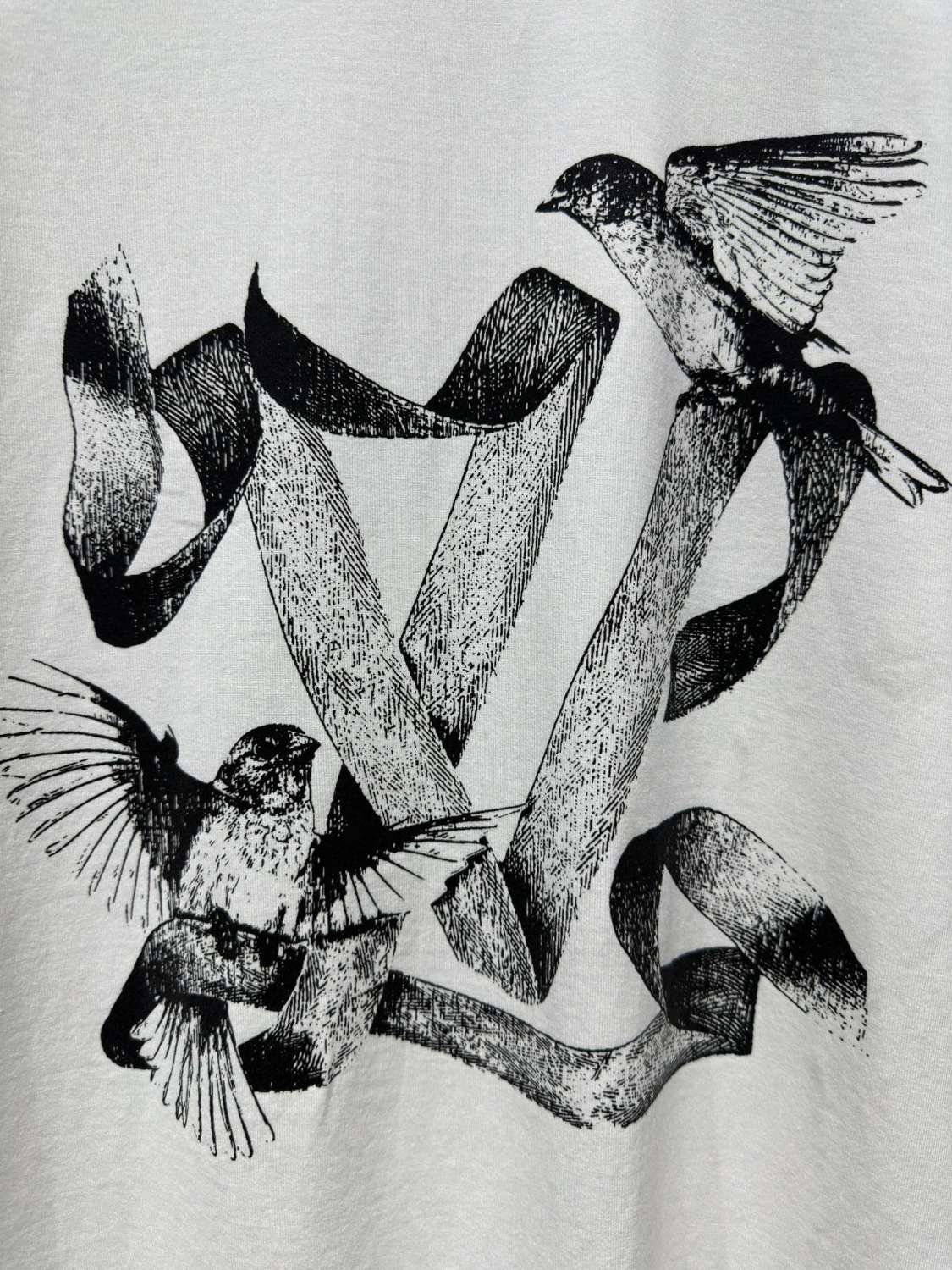 Louis Vuitton Loose Cotton Printed Short Sleeved T-Shirt #21716