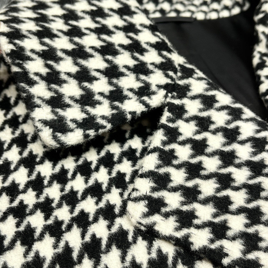 Louis Vuitton Thousand Bird Plaid Double Breasted Jacket Ngvp #6777
