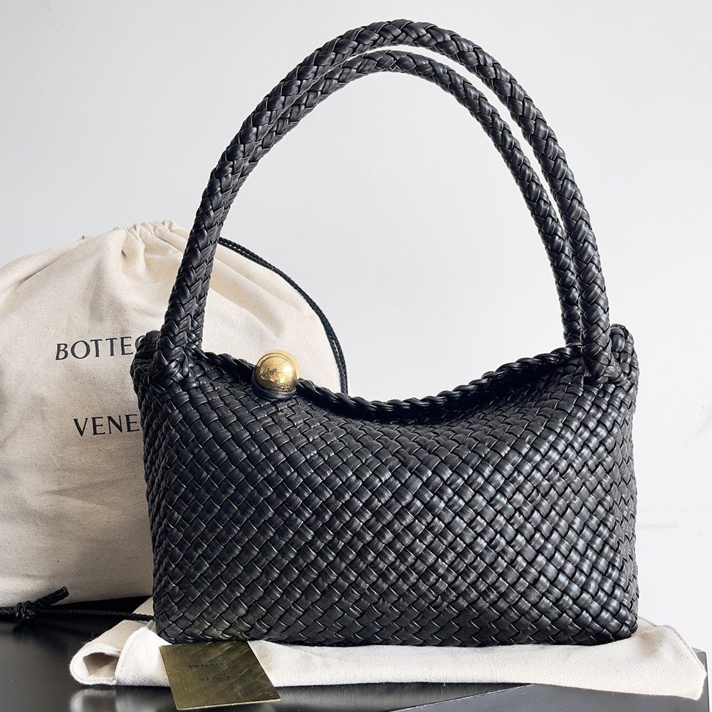 Bottega Veneta Tosca Shoulder Bag Intreccio-woven Leather Shoulder Bag Men's And Women's Sculptural Spherical Details A Classic Clutch Bags 716974V2EZ01019 #195277
