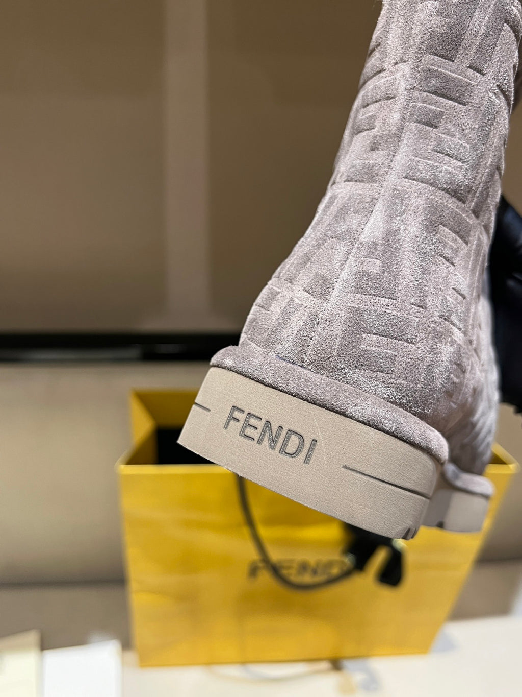 Fendi Apres Chic Fur Grey #335706