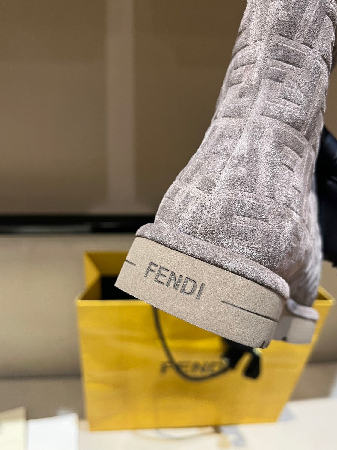Fendi Apres Chic Fur Grey #335706